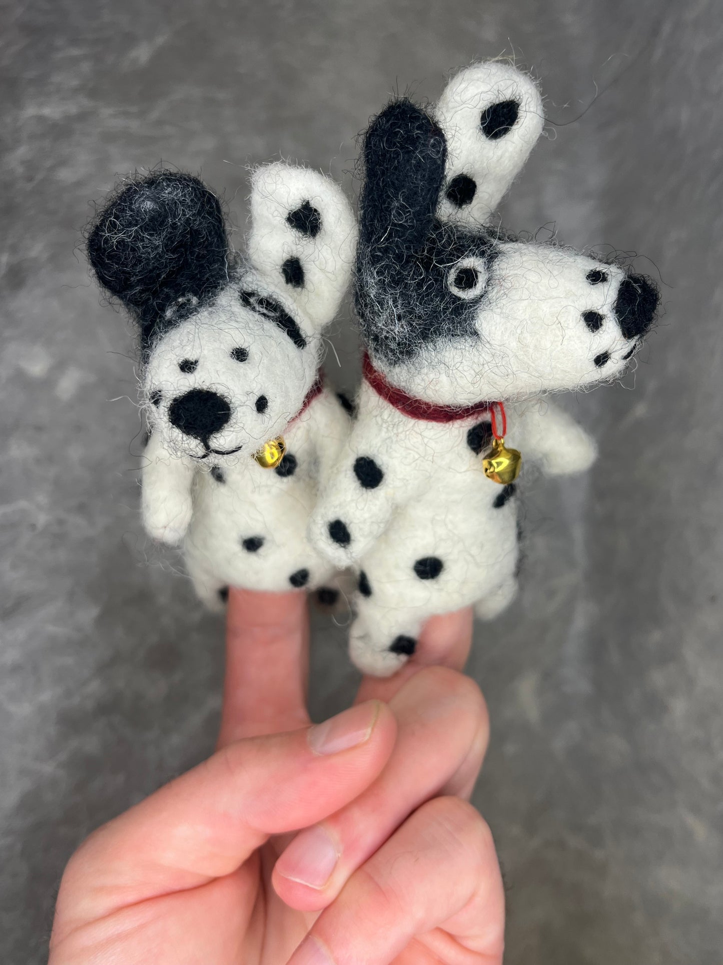 Fingerdukke dalmatiner Hund