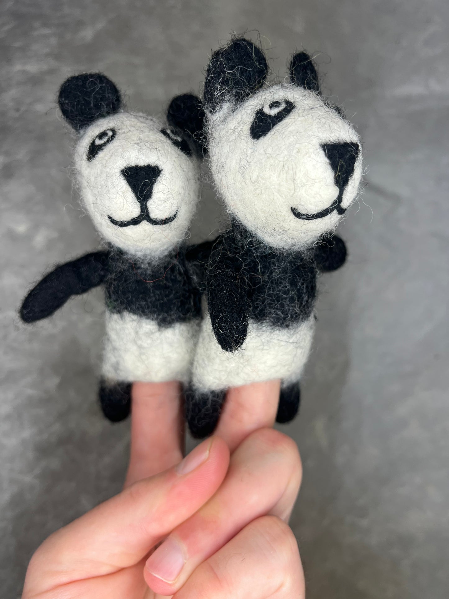 Panda fingerdukke