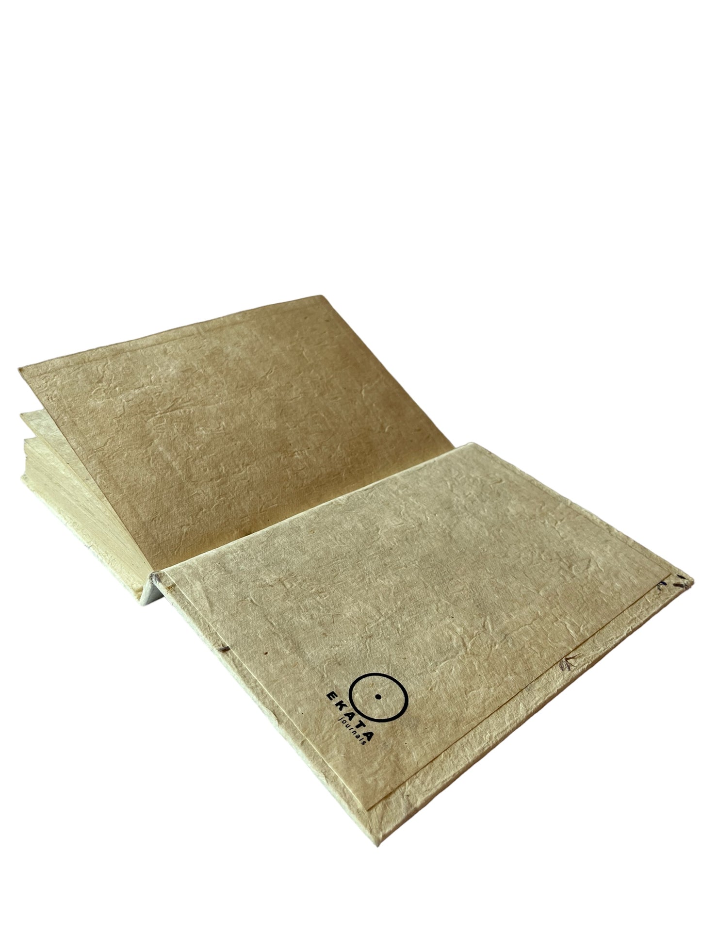 Håndlaget Ekata notatbok hardcover A4, A5 og A6 med tørkede blomster