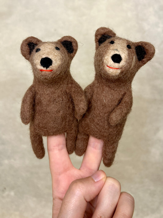 Fingerdukke bjørn