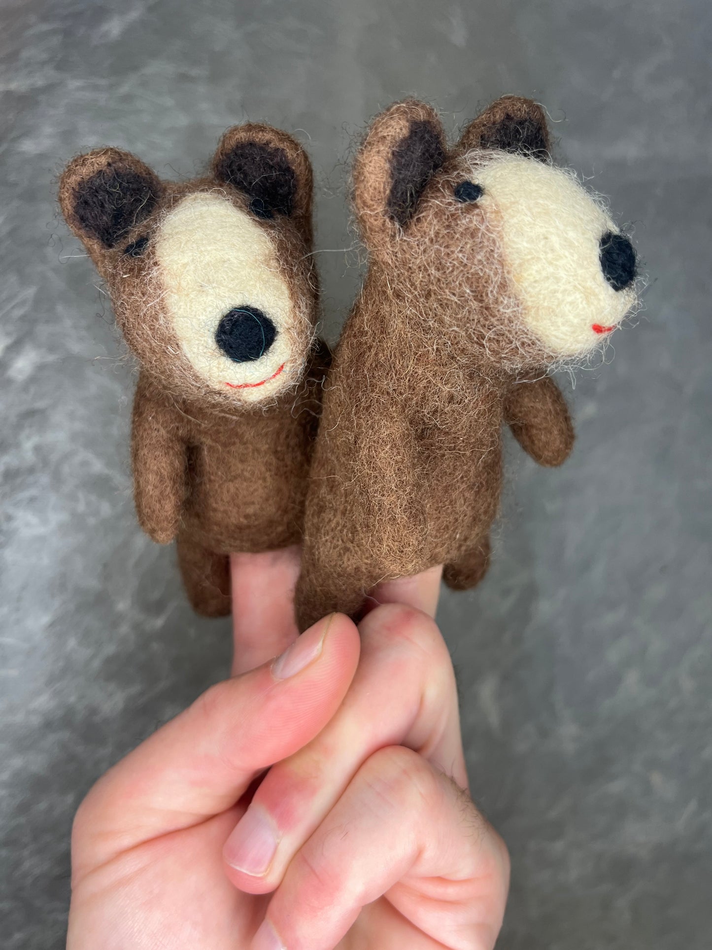 Fingerdukke bamse