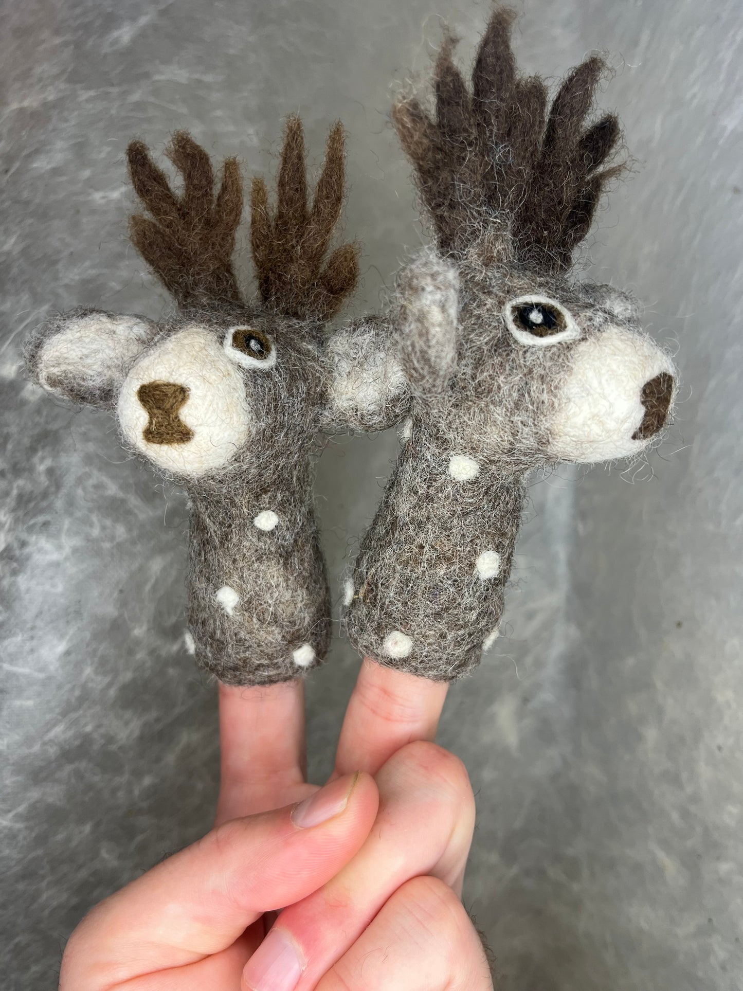 Fingerdukke reinsdyr