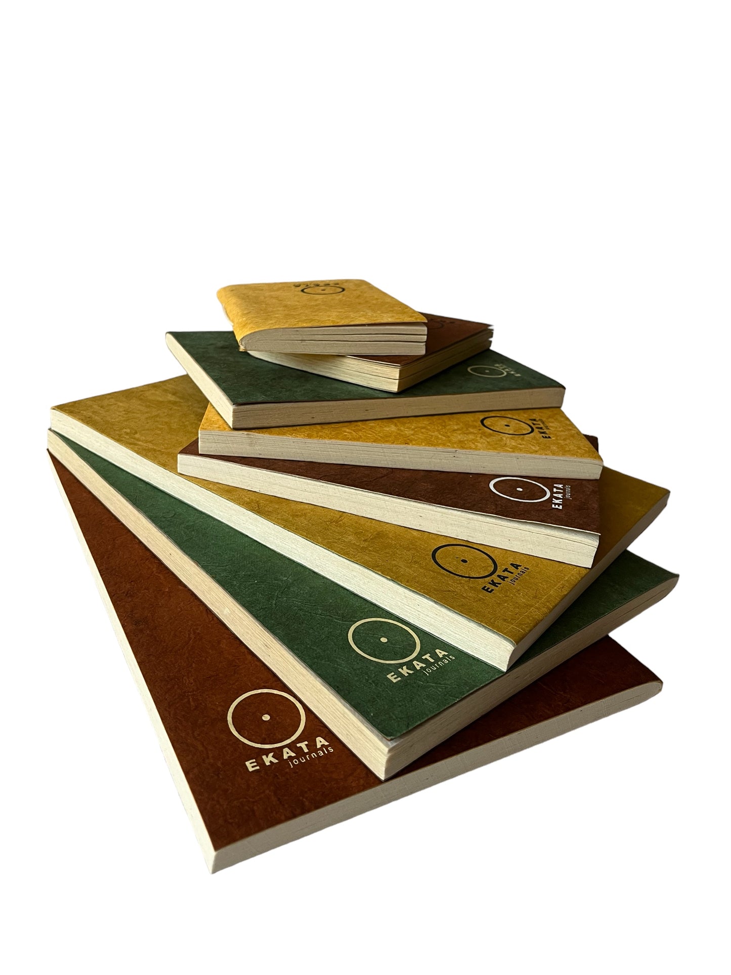 Håndlaget Ekata notatbok softcover A4, A5 og A6